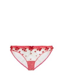 AGENT PROVOCATEUR RARE PINK CUPID HEART BRIEF 2 SMALL UK 8 BNWT