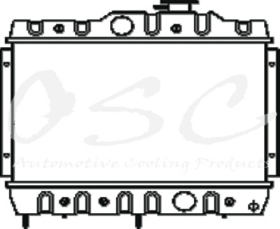 One Stop Solutions Radiator for 1987-1990 Tercel 109