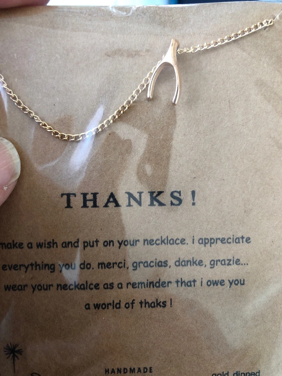 Dogeared hotsell wishbone necklace