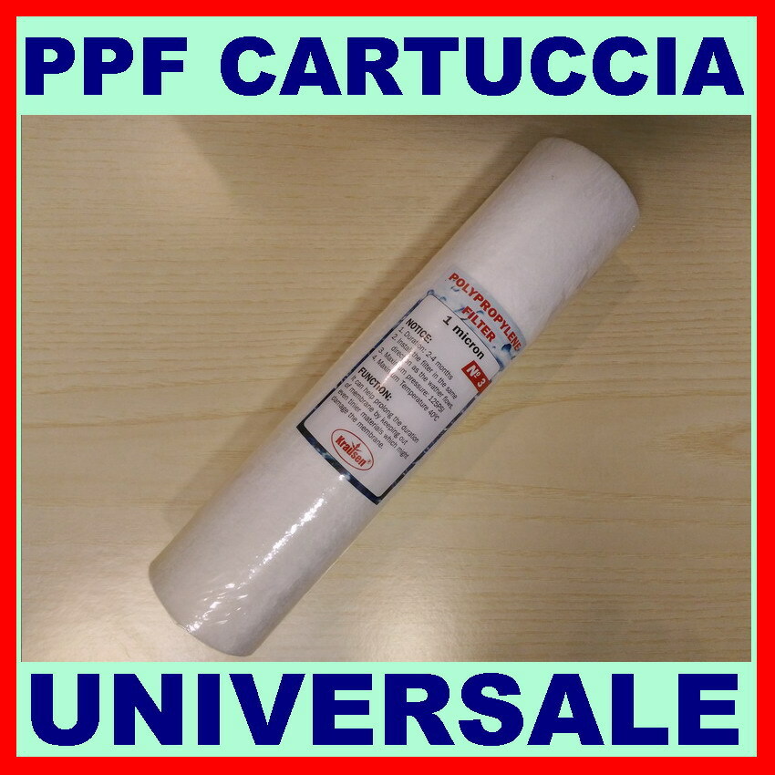 Kit 12 Filtri PPF 1 Micron per Depuratore Acqua Osmosi Inversa - Offerta