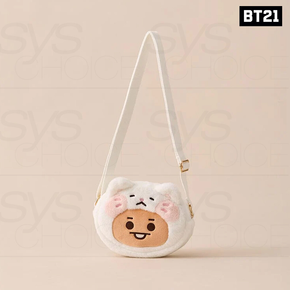 BTS BT21 Official Authentic Goods BABY CROSSBODY BAG FLUFFY