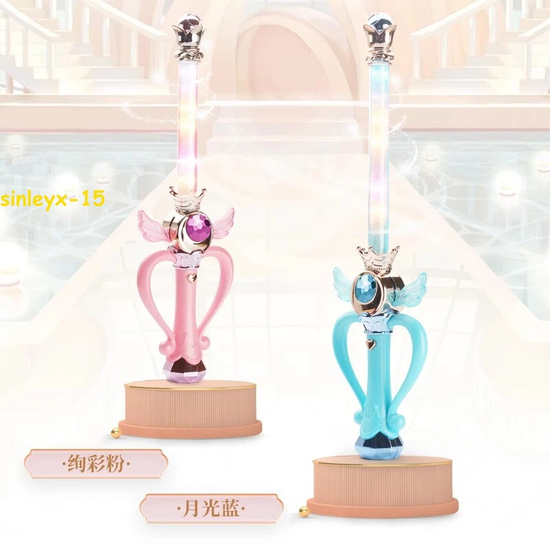 Dije varita Sailor Moon Henshin palo réplica Kaleido mira lunar niña juguete de anime Foto 3 de 4