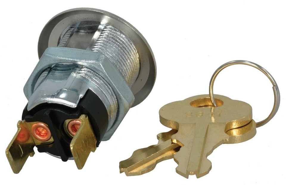 On/Off Key Switch Lock- Keyed Alike- Key Removable in OFF Position ...