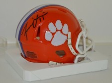 ISAIAH SIMMONS signed Clemson University Mini Helmet Tigers NCAA