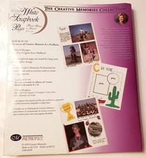 Creative Memories 8x10 White Scrapbook Pages Refills 15 sheets/30pgs RCM-10 1999