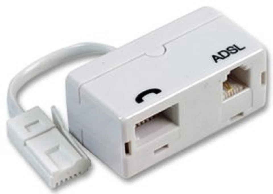 ADSL Filter Breitband Internet Mikrofilter Splitter Mikrotelefon Telefon Router - Bild 2 von 2