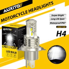 AUXITO H4 9003 HB2 LED Bulb Hi/Lo Beam HID Super White Motorcycle Headlight 1x