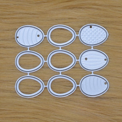 9 kleine Ostereier Metall Schneidformen, Schablonen, Kartenherstellung, Papierhandwerk J1 - Bild 5 von 7