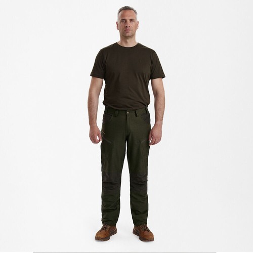 Pantalón Deerhunter Chasse Para Hombre Oliva Caza Tiro Pesca Caminar País Reino Unido - Imagen 5 de 5