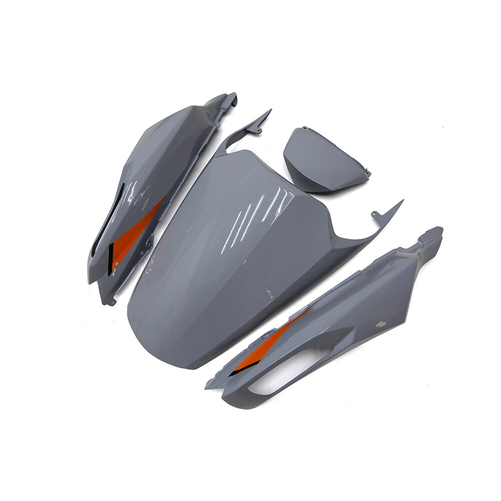 ABS Fairings for 2012-2021 Kawasaki Ninja ZX14R Orange Gray