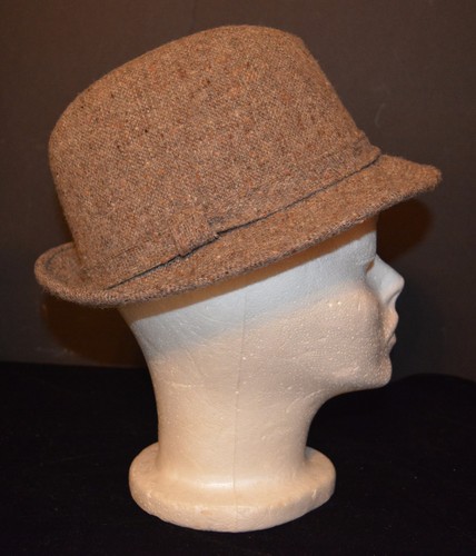 VTG Men's STETSON Wool Tweed Fedora Hat 