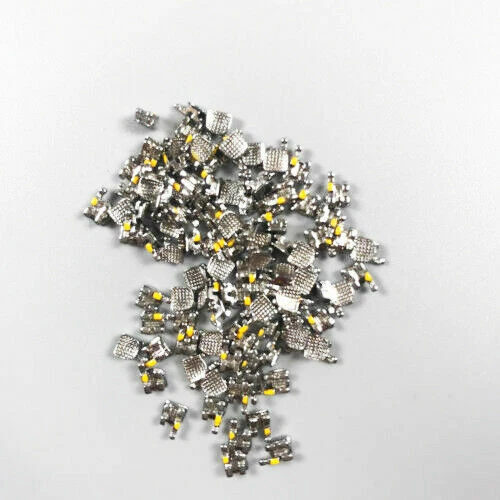 Soporte de ortodoncia dental brackets a granel Mini Roth 022 ganchos de ranura 345 metal Foto 4 de 4