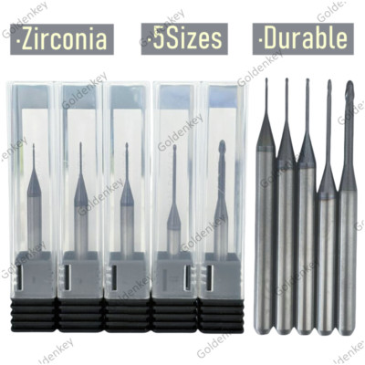 Dental Milling Bur Roland Zirconia Coated Cutting CAD CAM Burs
