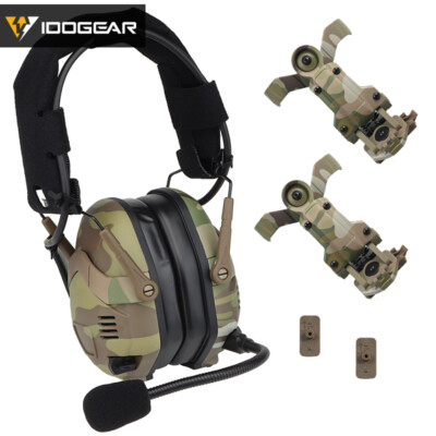 Casque Anti-bruit électronique IDOGEAR EC6701 - Réduction Bruit - Armée