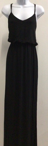 Wendilyn Black Knit Maxi Dress Size 