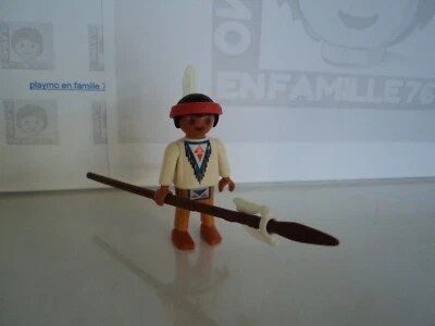 PLAYMOBIL westerns western indiens enfant chasseur camp du set 3872 de 1996 - Photo 1/4