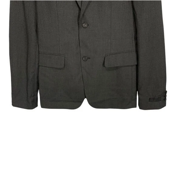 Chaqueta Blazer Prada Para Hombres Doble Frente Extraíble Cremallera Cuello Talla 48 EE. UU. 38 Foto 4 de 4