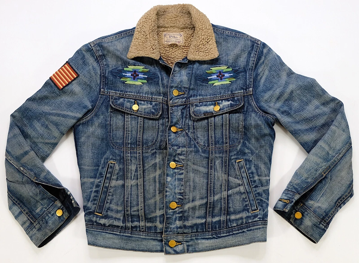 Vintage polo 2025 jean jacket