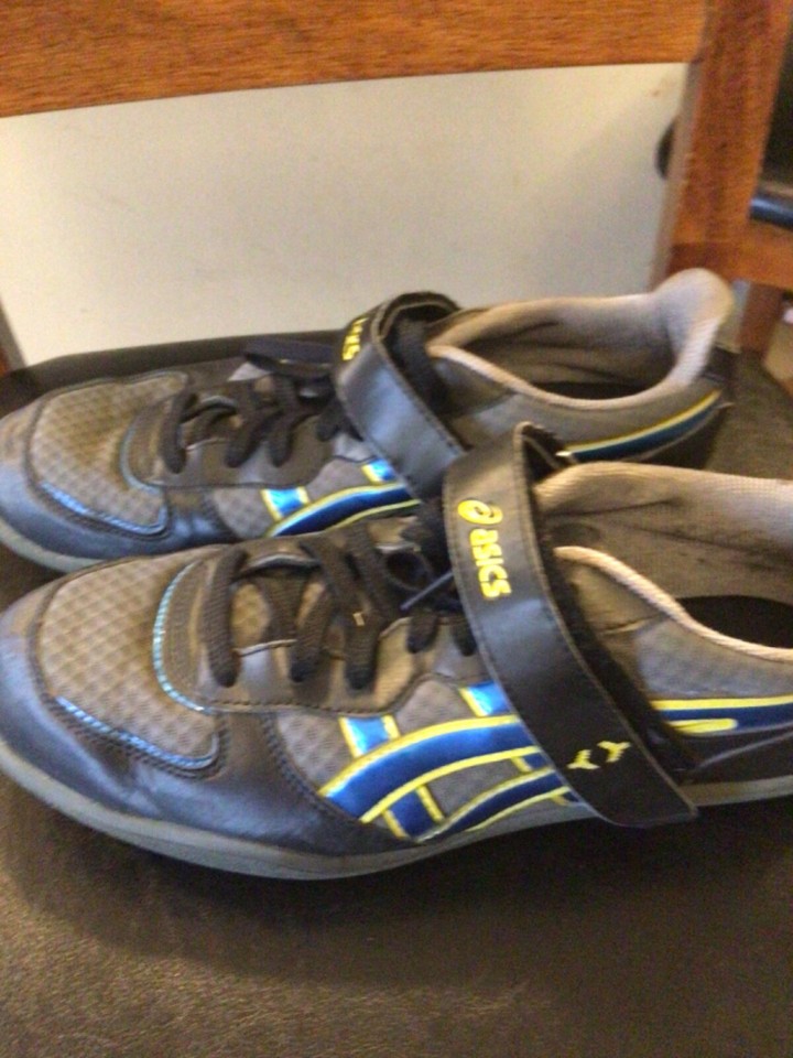 Asics Men Sz 8 Hyper Throw 2 Track and Field Shot Discus Shoes GN812