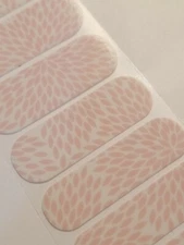 Jamberry ROSE QUARTZ LOTUS, 1/2 sheet