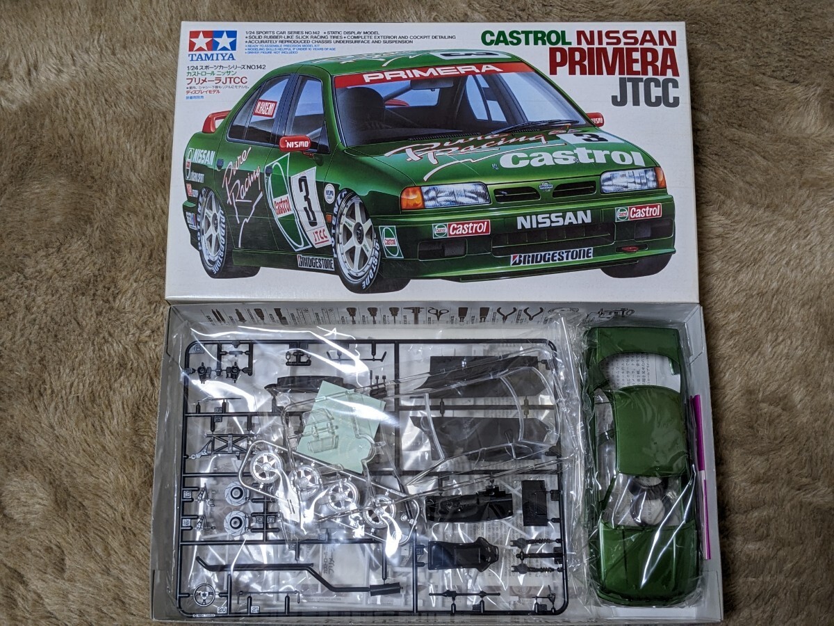 Rare kit Tamiya 1/24 Castrol Nissan Primera JGTC and Decal