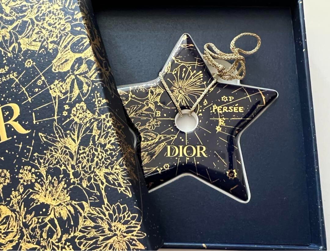 Dior Ceramic Star Charm Novelty Christmas Ornament 2022 Limited