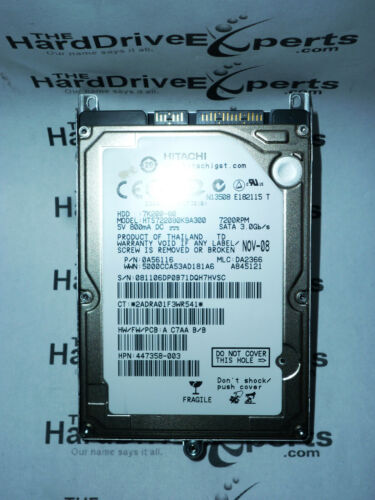 New Hitachi 0A56116 MLC: DA2366 80gb 7200rpm SATA Hard Drive HTS722080K9A300  - Picture 1 of 1