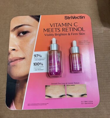 StriVectin Super-C Retinol Brighten & Correct Vitamin C Serum -1+0.5oz (30+15ml)