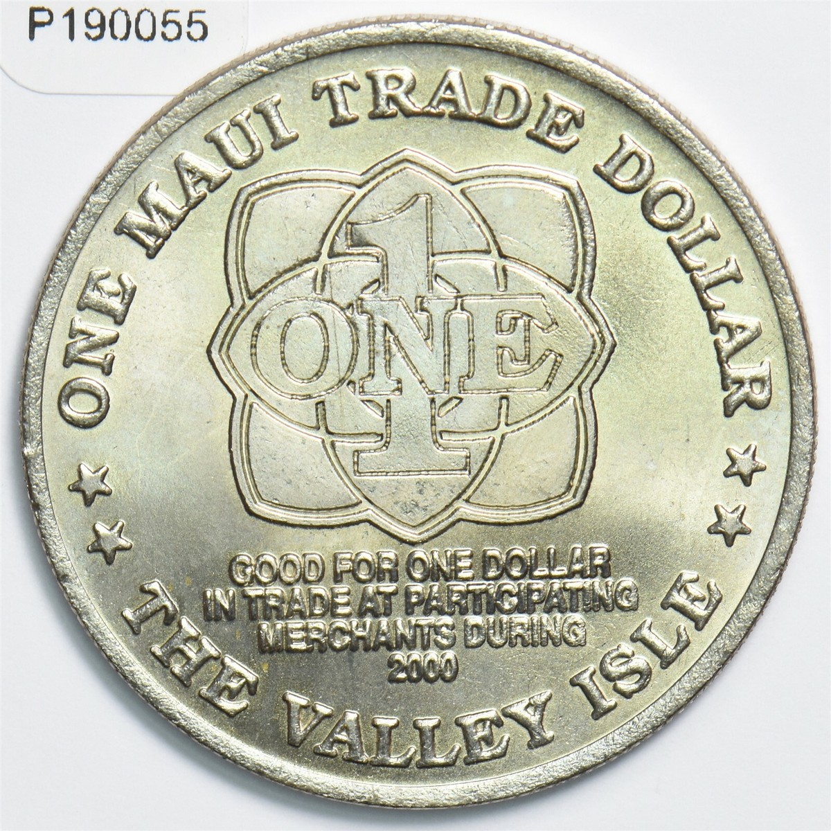 Hawaii 2000 Maui Hawaii Trade Dollar Token Dolphin animal P190055