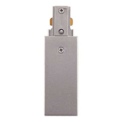 Juno Lighting R38 SL Trac-Lites Live End Feed Connector 120 Volts Silver