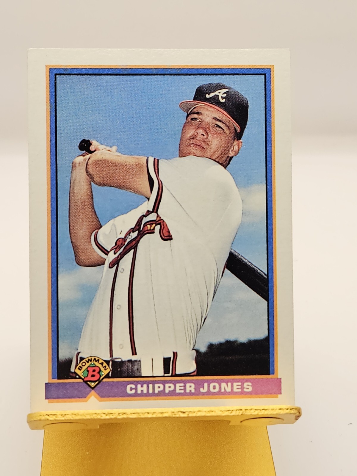 1991 Bowman Chipper Jones #569 Rookie Card Atlanta Braves Hall Of Fame