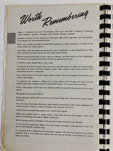 Faith Feast Cookbook by Faith United Methodist Church, Miami. Florida. 1985 - Picture 6 of 9