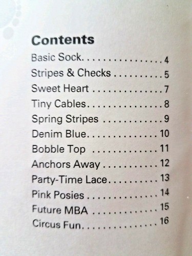 Amer School NWK 1317 KNIT a DOZEN BABY SOCKS 18pg pattern booklet Edie Eckman - Picture 2 of 6