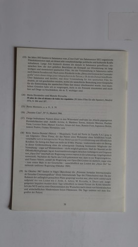 19/0081 Filmblätter - Kurze Geschichte des spanischen Films von Felix Fanes - Picture 2 of 3