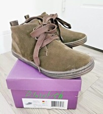 BLOWFISH “RANETTA” DARK BROWN FAUX LEATHER BOOTS SIZE UK 3 EUR 36 New