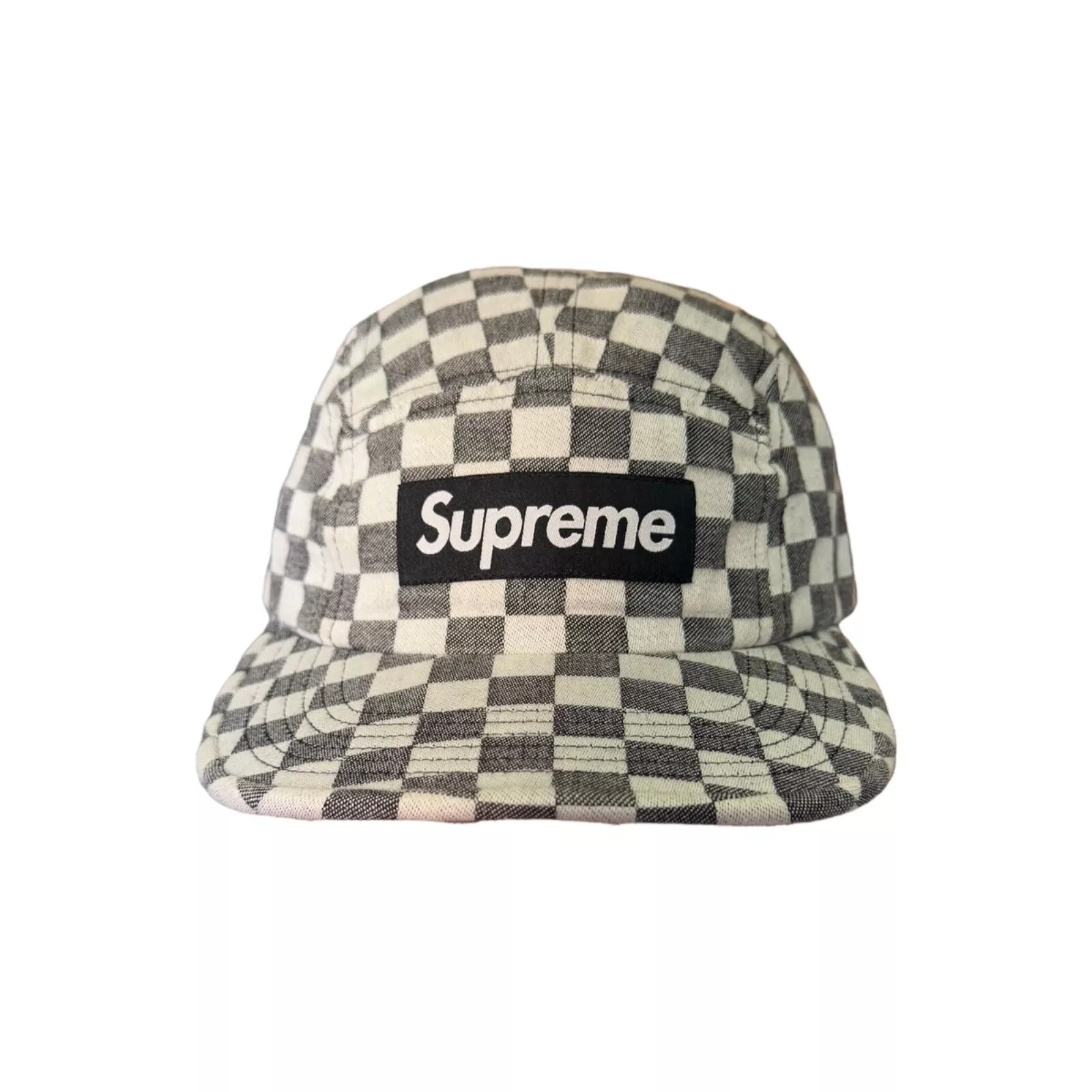 Capuchon Supreme Checkerboard Camp cinq panneaux SS18