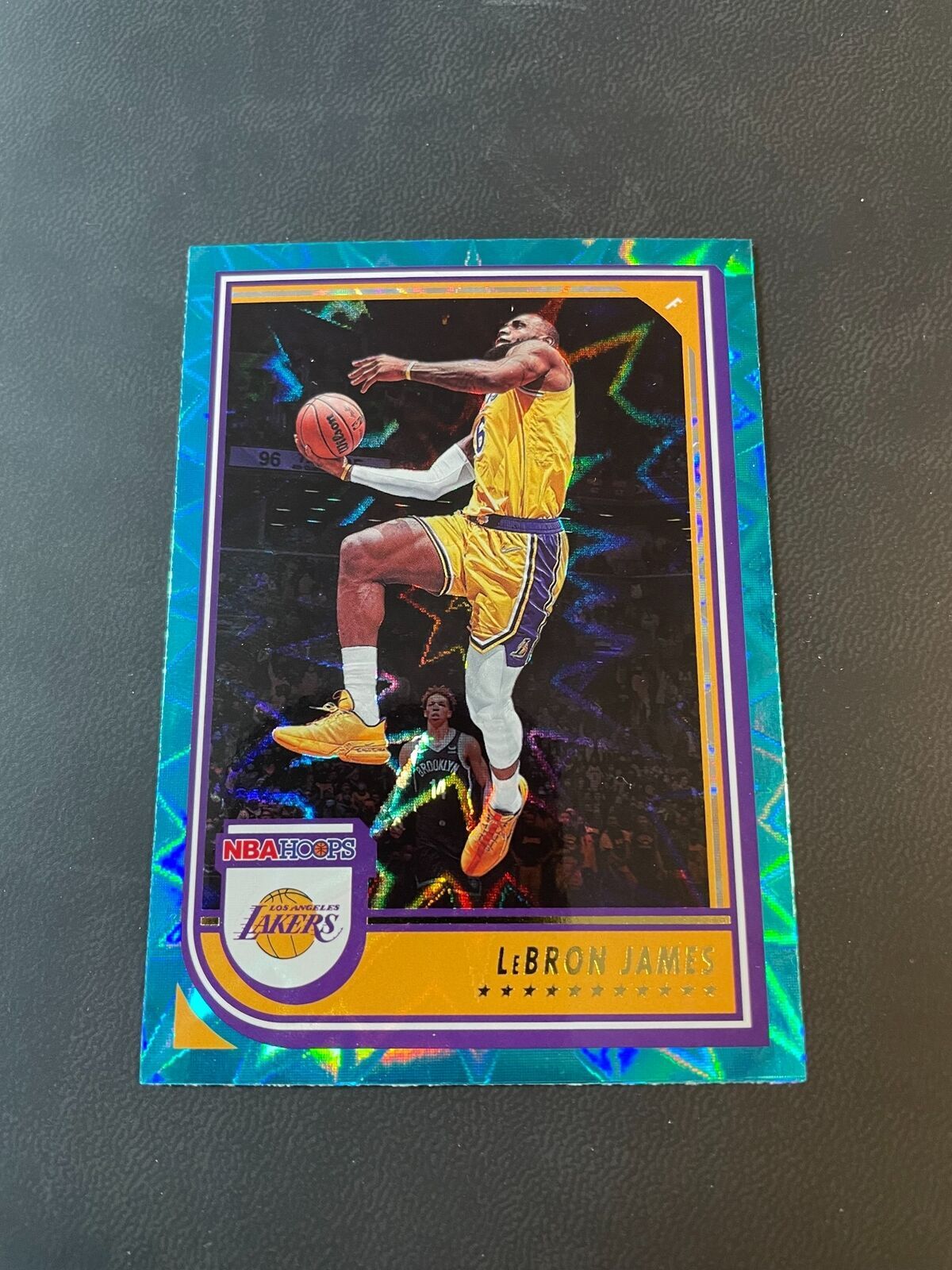 CT13) 2022-23 Hoops LEBRON JAMES #170 Teal Los Angeles Lakers