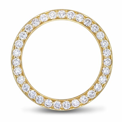 Mens 4.75CT Pave Bead Set Diamond Bezel 14K Yellow For Rolex Datejust, President