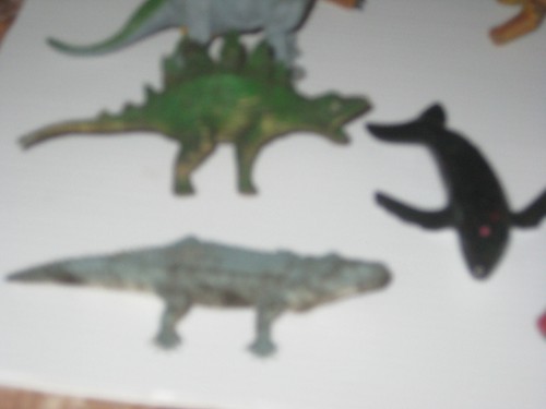 Lote de 14 figuras - World Dinosaur Toys Inc León Tigre articulado T-Rex + Wind-up Tri - Imagen 4 de 4