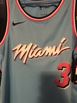 custom nike miami heat vice nights swingman jersey