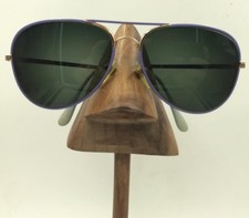 Vintage Girard 3361 Purple Gold Metal Pilot Sunglasses FRAMES ONLY