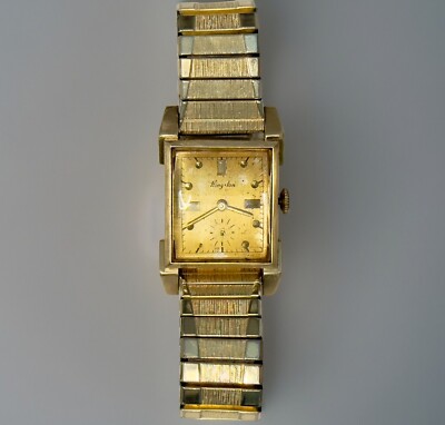 14K Gold Kingston 17 Jewel Swiss-made Mechanical 1960's Watch