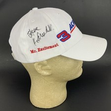 NASCAR Racing Hat Cap AC Delco 3 Mr Excitement Signed by Steve Kidwell