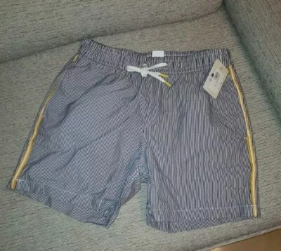 Short de bain M HOMME HARTFORD Rayures Bleu - Photo 1/4