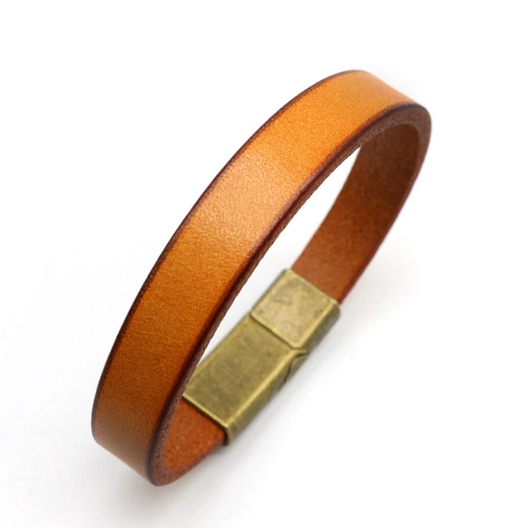 Pure on sale leather bracelet