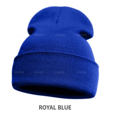 Beanie Hat Cap Plain Knit Skull Cuffed Winter Warm Slouchy Men Women Classic CF