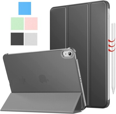 Slim Smart Cover für iPad Air 4/5/6. Gen (10.9'') Glas Folie Schutz Hülle Case