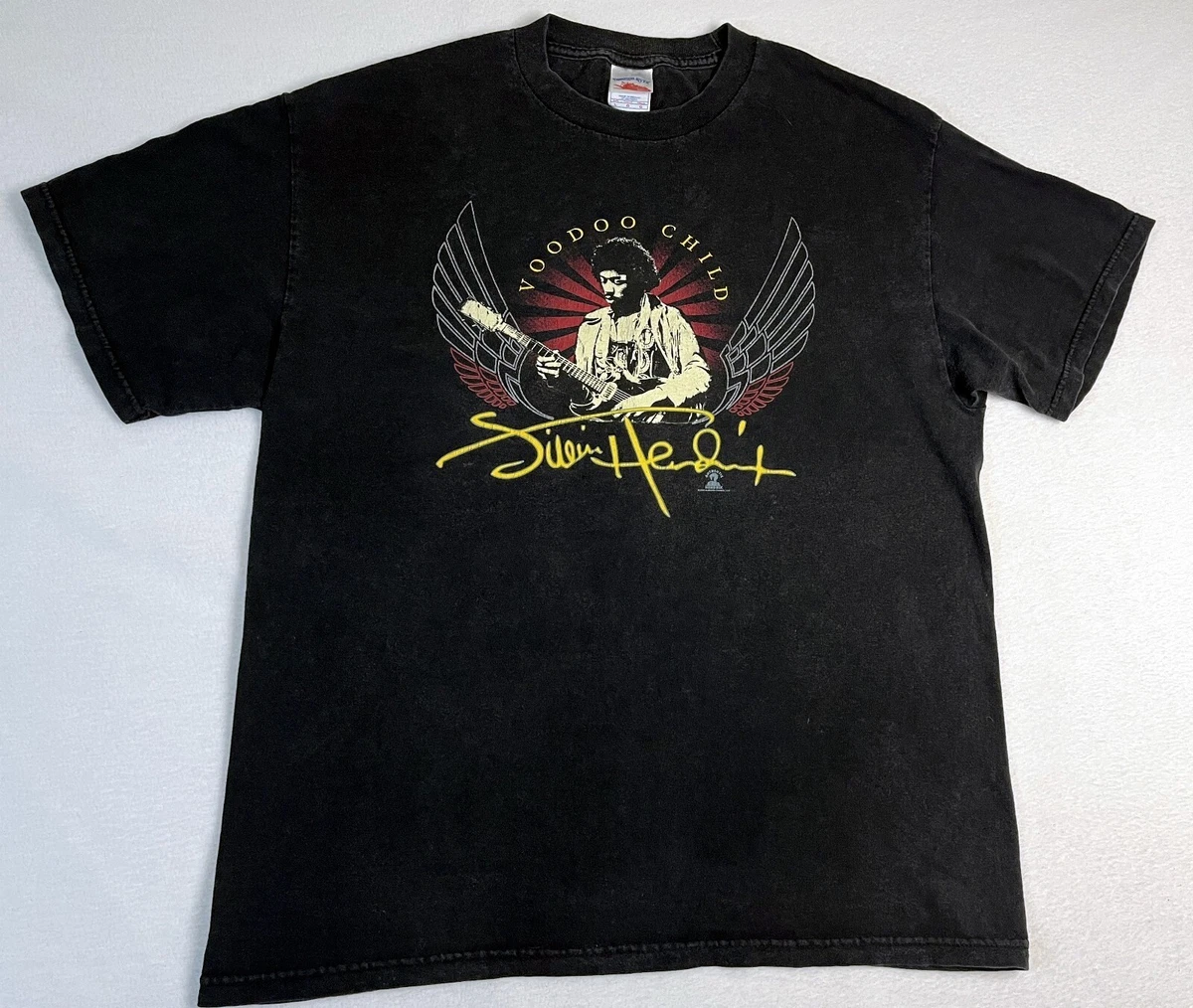 👕 T-shirt Jimi Hendrix Amplified – Rouge, 100% Coton, Taille M – Neuf Avec étiquettes !