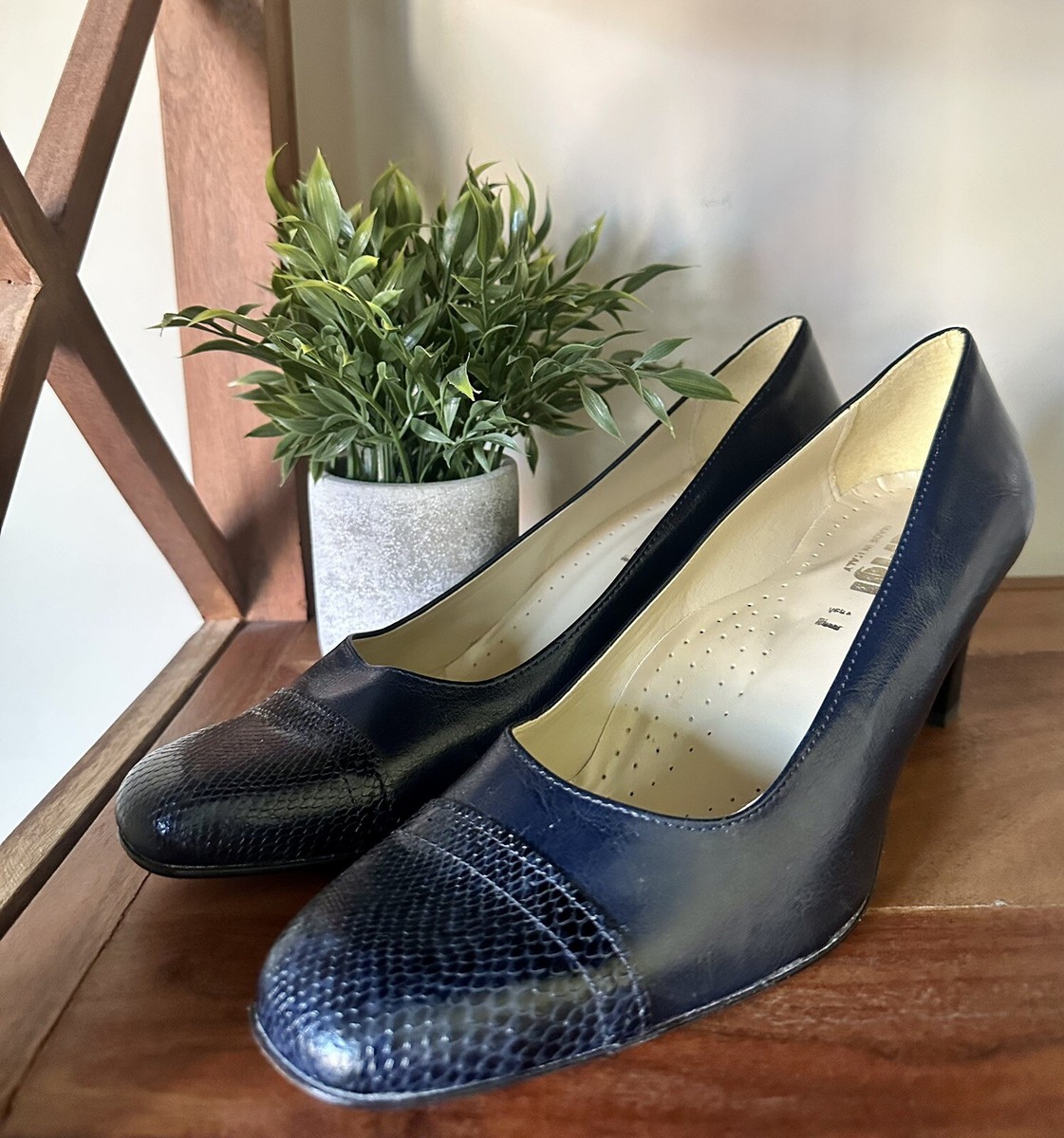 PELLECO Vero Cuoio ハイヒール 37.5 VERO CUOIO Brown Suede Varese Comfort Pointed-Toe Stiletto