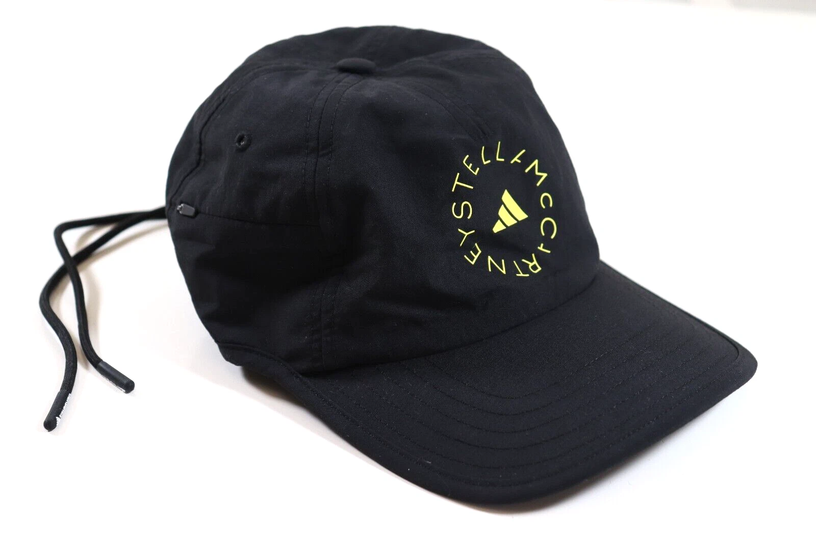 ADIDAS BY STELLA MCCARTNEY LOGO TRAINING HAT CAP BLACK HG8645 WOMEN ONE SIZE